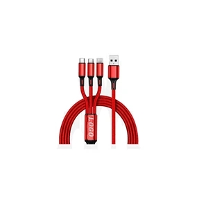 3-in-1 Fabric Charging Cable 
