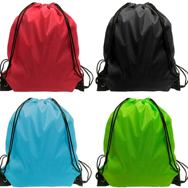 Polyester Drawstring Bag Backpack - Image 1