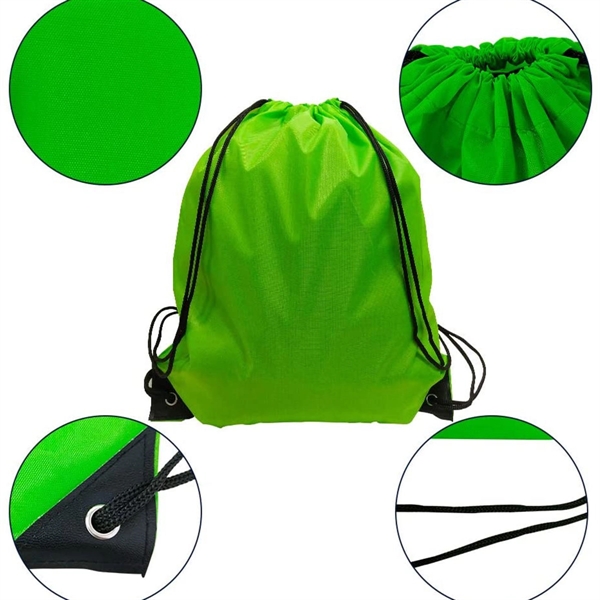 Polyester Drawstring Bag Backpack - Image 2