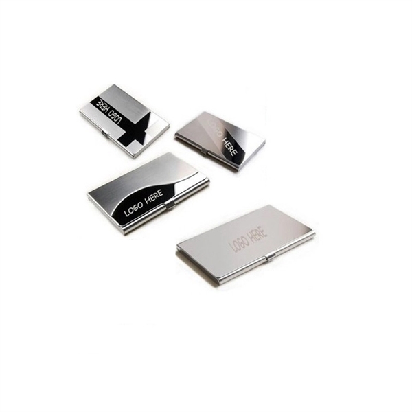 Stainless Steel Business Card Case - Image 1