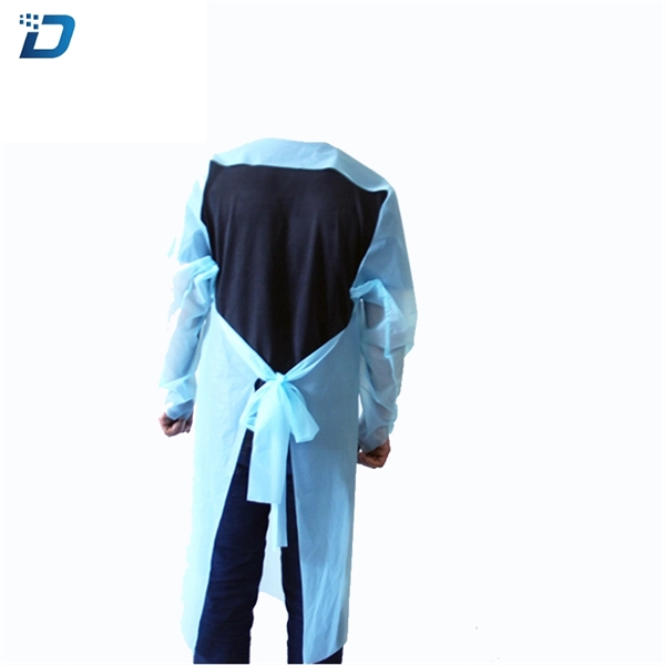 Disposable Non-Woven Isolation Gown - Image 2