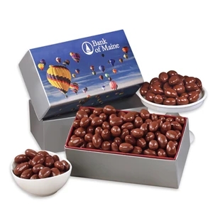Chocolate Covered Almonds in Full Color Gift Box