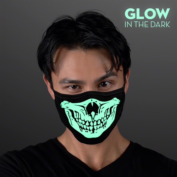 Reusable Glow Skull Mask for Protection - Image 1