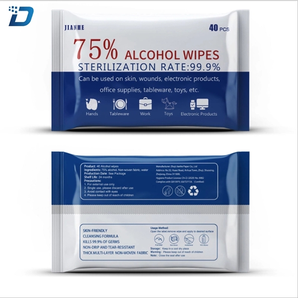 Antibacterial Wet Wipes in Pouch - Image 1
