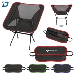 Folding Mesh Camping and Beach Chair With Carrying Bag