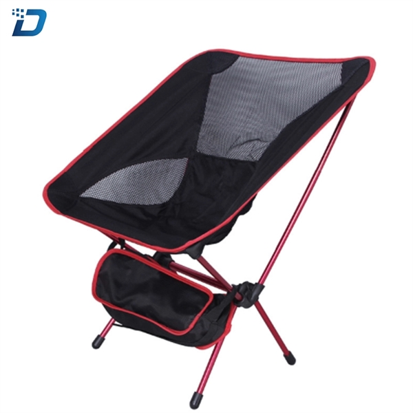 Folding Mesh Camping and Beach Chair With Carrying Bag - Image 5