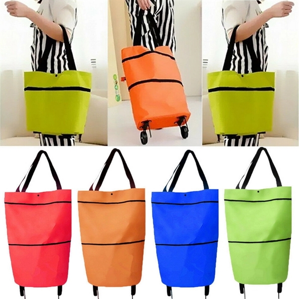 Collapsible Trolley Bags, Foldable Shopping Cart - Image 1