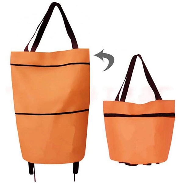 Collapsible Trolley Bags, Foldable Shopping Cart - Image 2