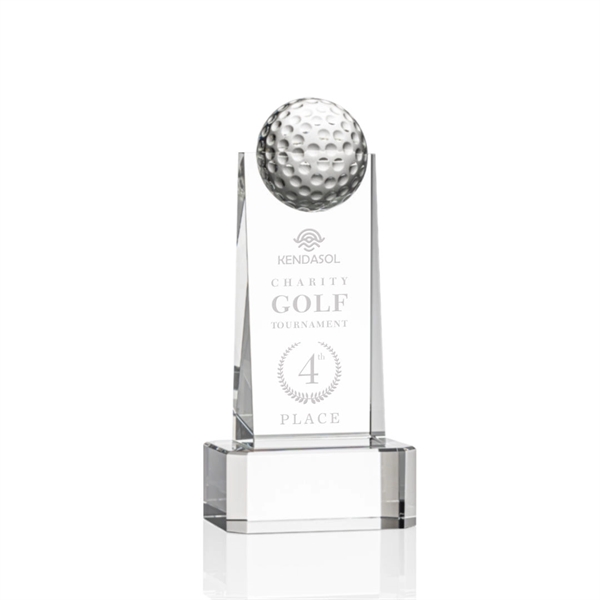 Dunbar Golf Award on Base - Clear - Image 2
