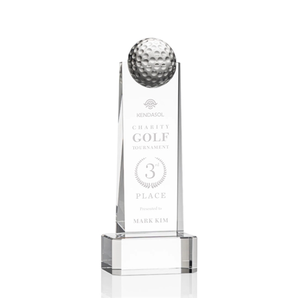 Dunbar Golf Award on Base - Clear - Image 3