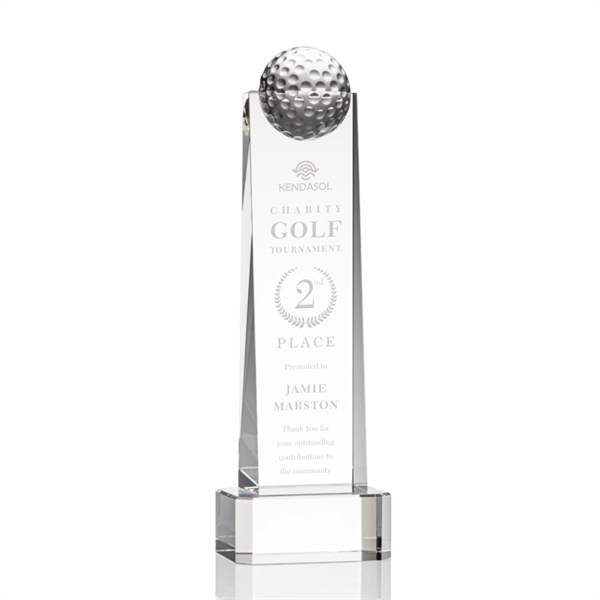Dunbar Golf Award on Base - Clear - Image 4
