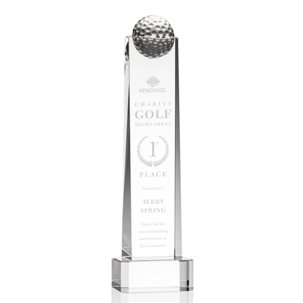 Dunbar Golf Award on Base - Clear - Image 5