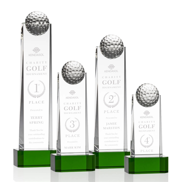 Dunbar Golf Award on Base - Green - Image 1