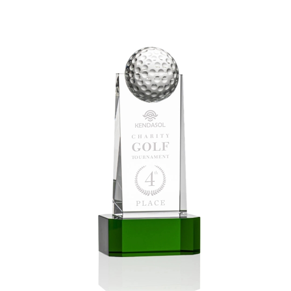 Dunbar Golf Award on Base - Green - Image 2