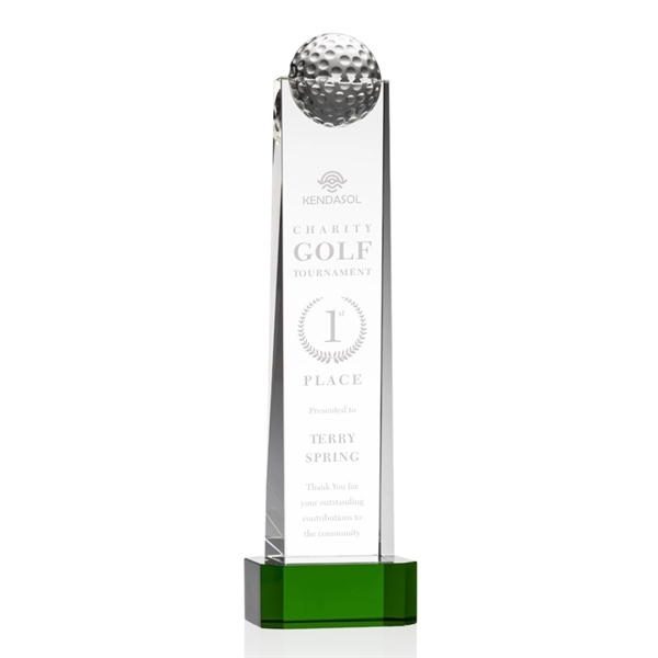 Dunbar Golf Award on Base - Green - Image 5