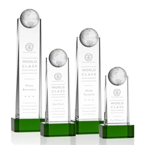Sherbourne Globe Award on Base - Green