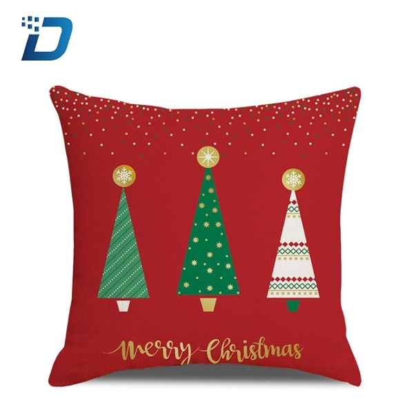 Happy Christmas Sofa Pillow Cover - Image 3