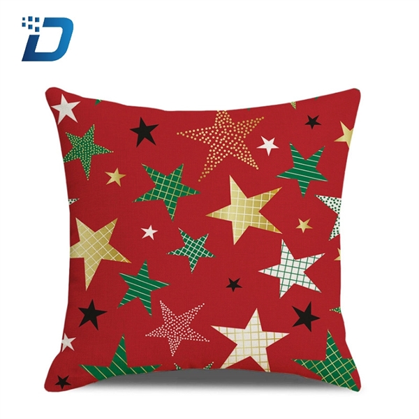 Happy Christmas Sofa Pillow Cover - Image 4