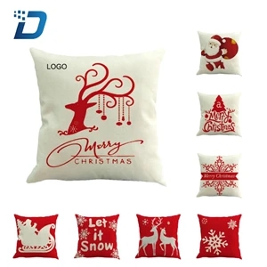 Happy Christmas Pillow Cover