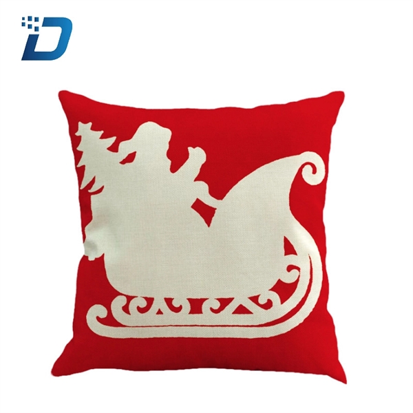 Happy Christmas Pillow Cover - Image 4