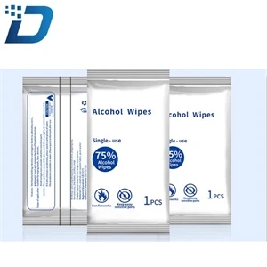 1PCS 75% Alcohol Disposable Cleaning Wet Wipes