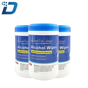 110PCS 75% Alcohol Disposable Cleaning Wet Wipes
