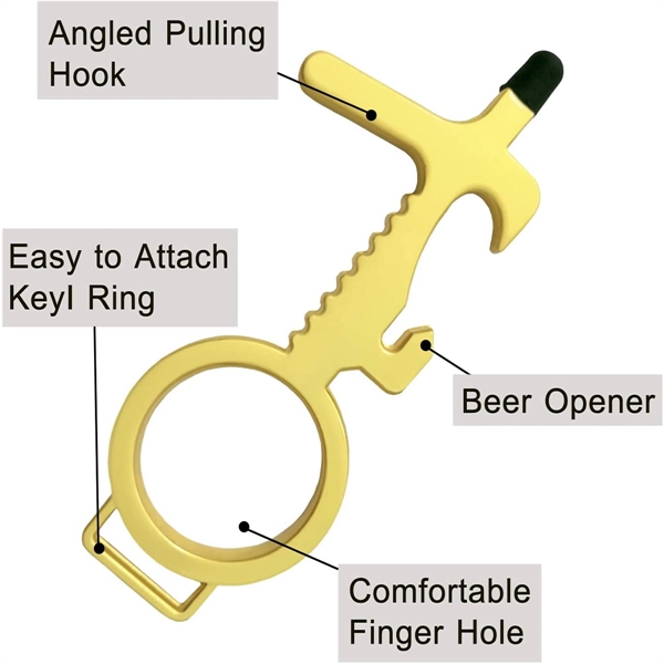 Custom Multi-tool Hygiene Hands Touchless Door Opener - Image 3
