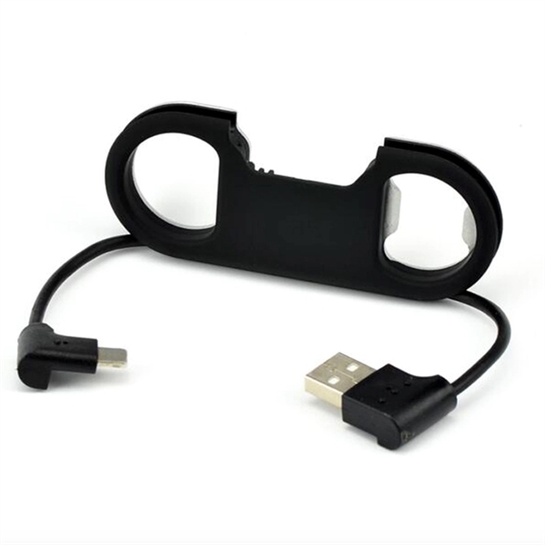 Beer Bottle Opener Keychain Data Cable USB Charging Cable  - Image 2