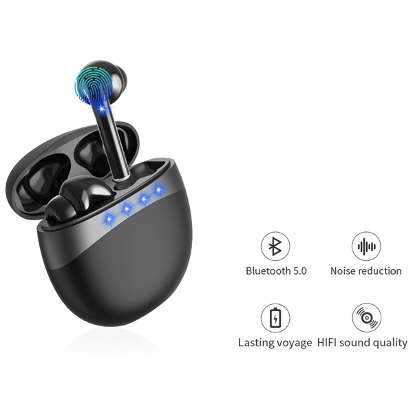 MusicBud TWS Elegant Earbuds Bluetooth 5.0 Touch Control Des - Image 3
