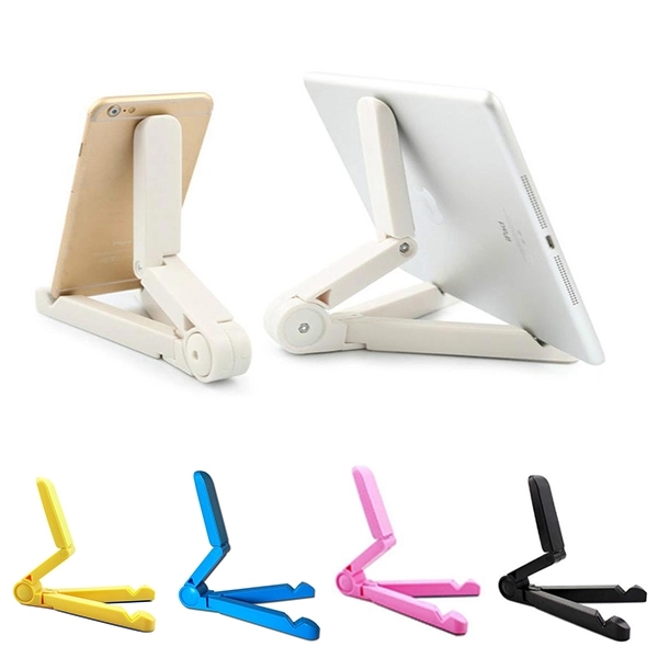 Foldable Phone Tablet Stand Holder, Tripod Table Supporter - Image 1