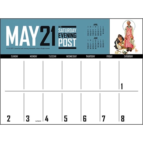 The Saturday Evening Post Big Block Memo 2022 Calendar - Image 6