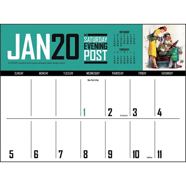 The Saturday Evening Post Big Block Memo 2022 Calendar - Image 14