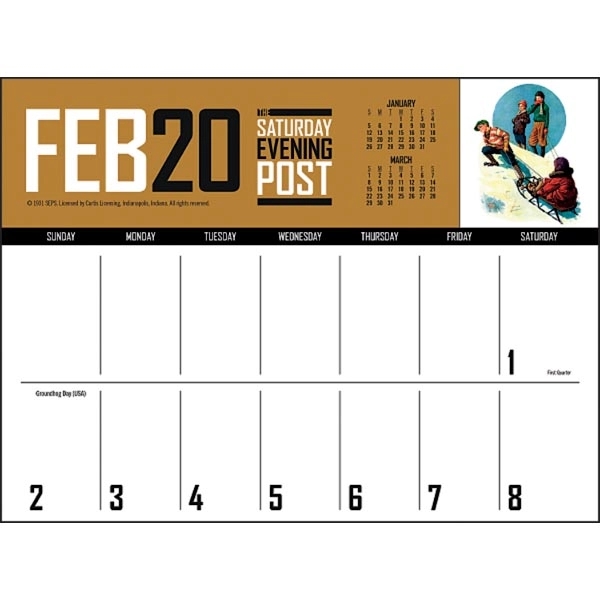 The Saturday Evening Post Big Block Memo 2022 Calendar - Image 15