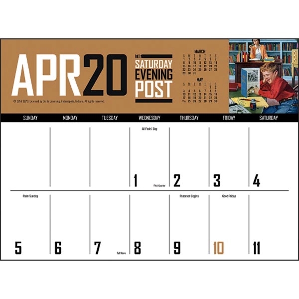 The Saturday Evening Post Big Block Memo 2022 Calendar - Image 17
