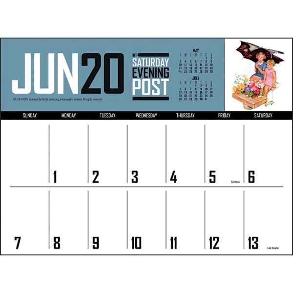 The Saturday Evening Post Big Block Memo 2022 Calendar - Image 19