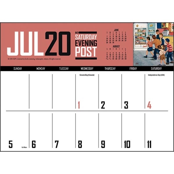 The Saturday Evening Post Big Block Memo 2022 Calendar - Image 20
