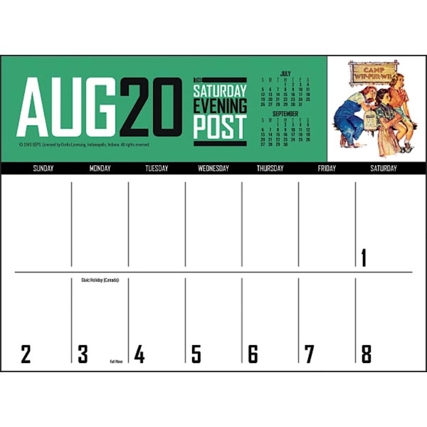 The Saturday Evening Post Big Block Memo 2022 Calendar - Image 21