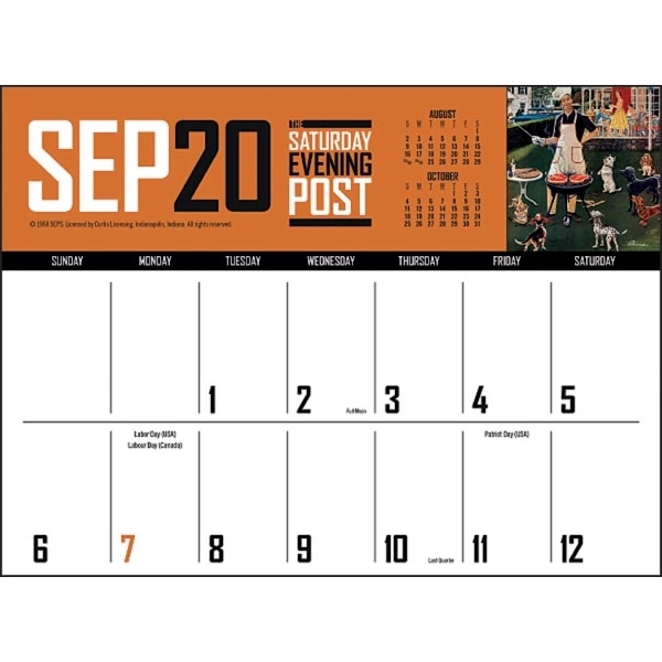 The Saturday Evening Post Big Block Memo 2022 Calendar - Image 22