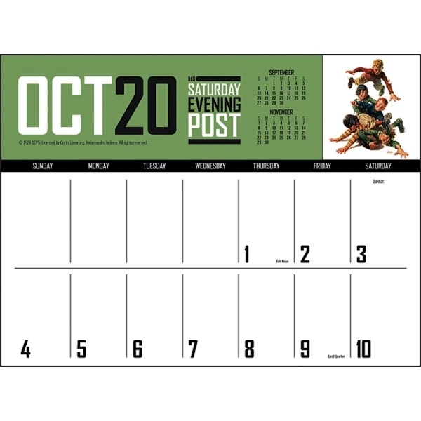 The Saturday Evening Post Big Block Memo 2022 Calendar - Image 23