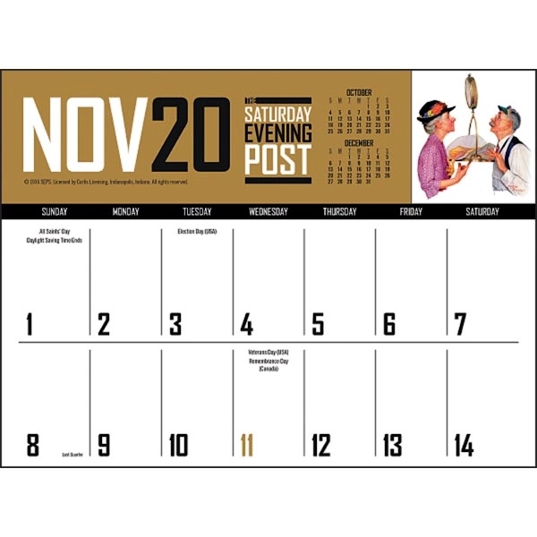 The Saturday Evening Post Big Block Memo 2022 Calendar - Image 24