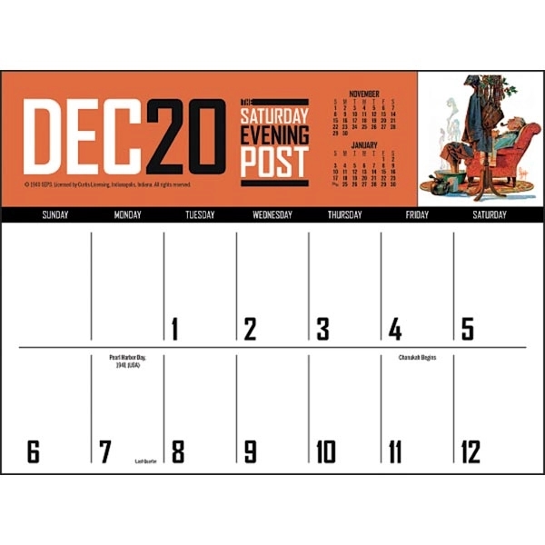 The Saturday Evening Post Big Block Memo 2022 Calendar - Image 25