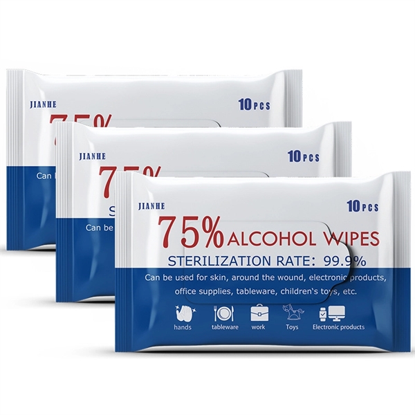 Alcohol Wipes, 10's - Image 1