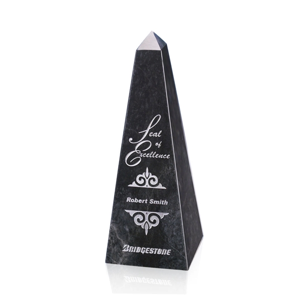 Marble Obelisk Award - Black - Image 2