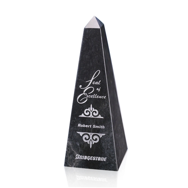 Marble Obelisk Award - Black - Image 3