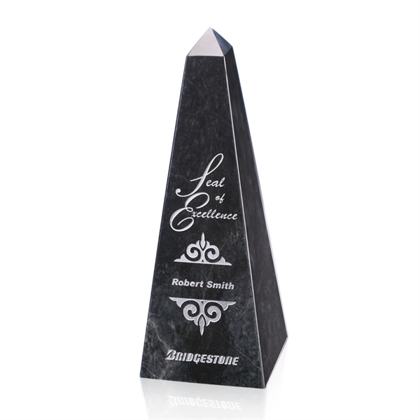 Marble Obelisk Award - Black - Image 4