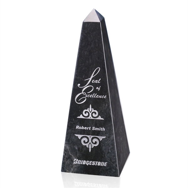 Marble Obelisk Award - Black - Image 5