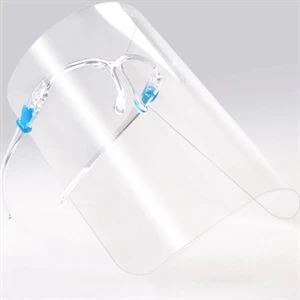 Face Shield with Glass Frame Eye Visor