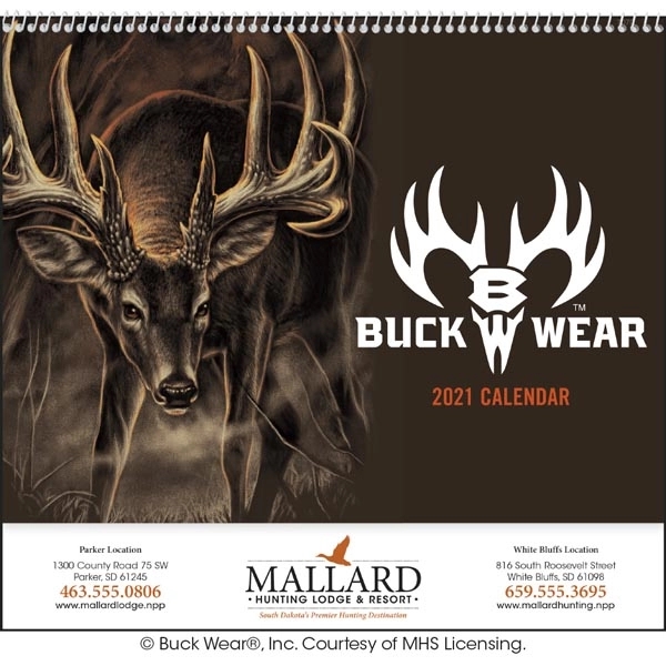 Buck Wear® Spiral 2022 Calendar - Image 16