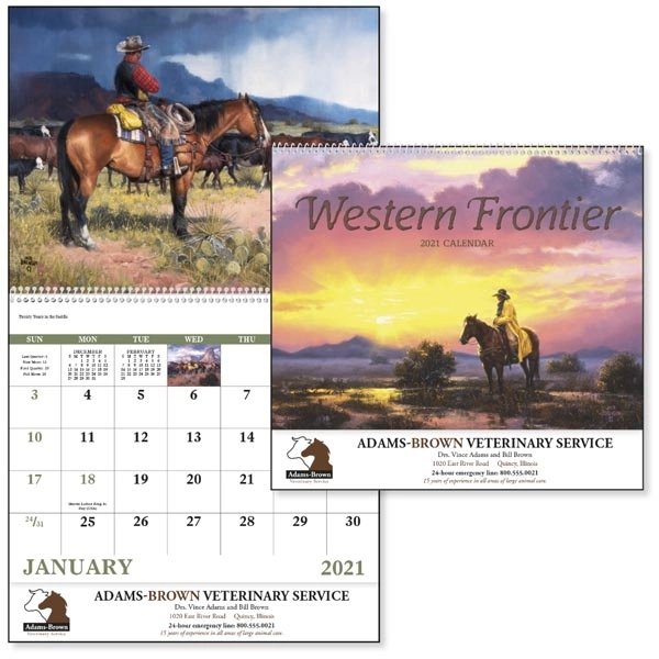 Western Frontier - Spiral 2022 Appointment Calendar - Image 1