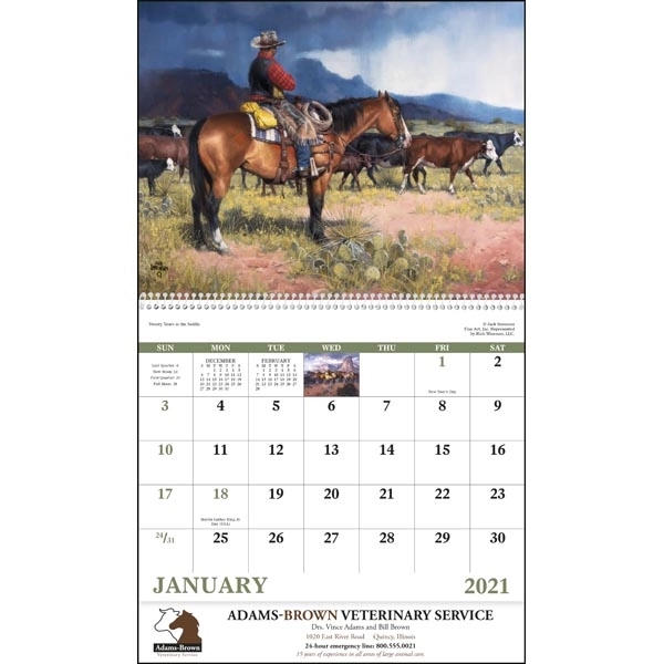 Western Frontier - Spiral 2022 Appointment Calendar - Image 17
